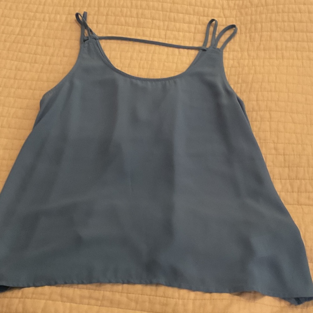 Chic Blue Camisole Top